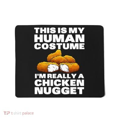 Chicken Nugget Art For Chicken Nugget Costume Mousepad