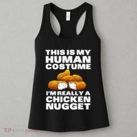 Chicken Nugget Art For Chicken Nugget Costume Women's Tank Top thumb 3