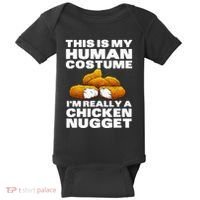 Chicken Nugget Art For Chicken Nugget Costume Baby Bodysuit thumb 0