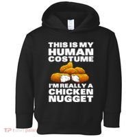 Chicken Nugget Art For Chicken Nugget Costume Toddler Hoodie thumb 0
