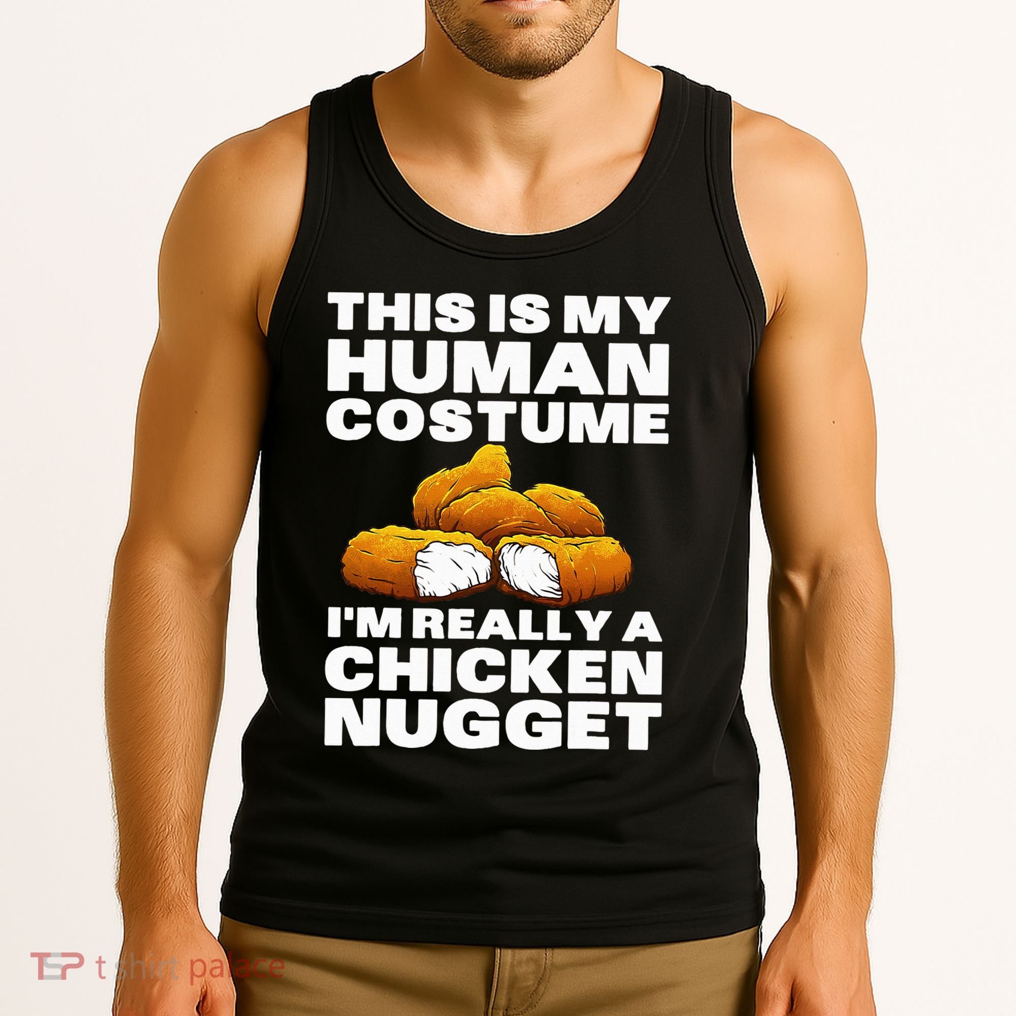 Chicken Nugget Art For Chicken Nugget Costume Tank Top