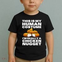 Chicken Nugget Art For Chicken Nugget Costume Toddler T-Shirt thumb 2