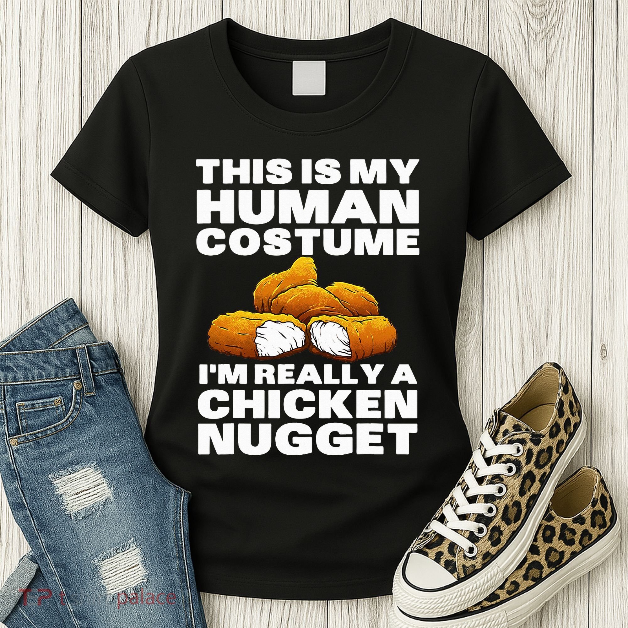 Chicken Nugget Art For Chicken Nugget Costume Women's T-Shirt