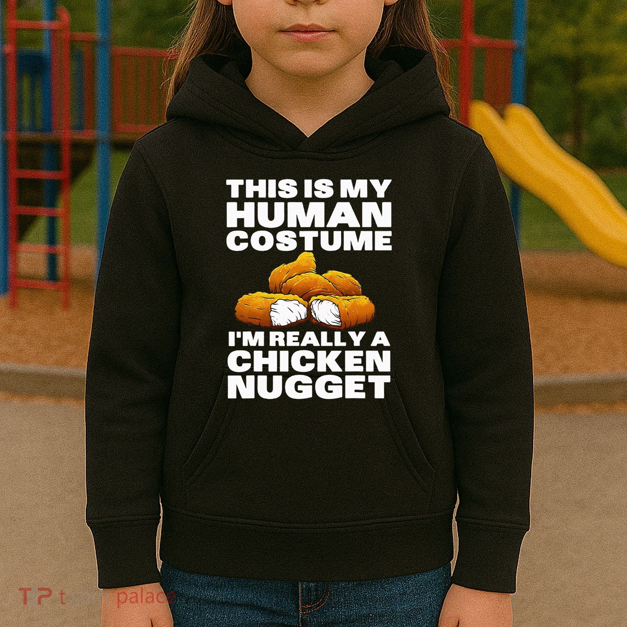 Chicken Nugget Art For Chicken Nugget Costume Kids Hoodie