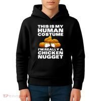 Chicken Nugget Art For Chicken Nugget Costume Kids Hoodie thumb 4