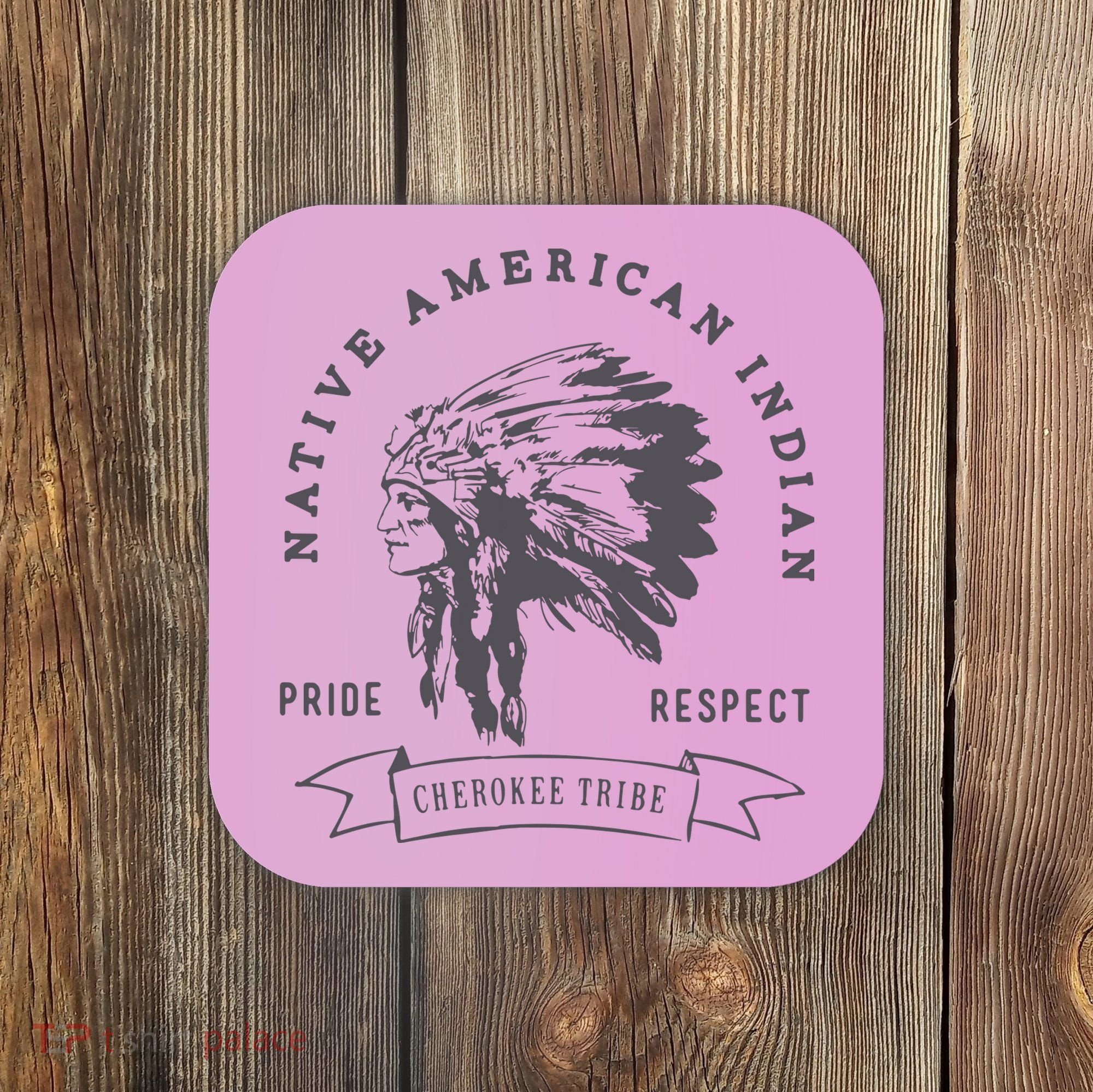 Cherokee Native American Coaster