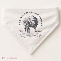 Cherokee Native American USA-Made Doggie Bandana thumb 0