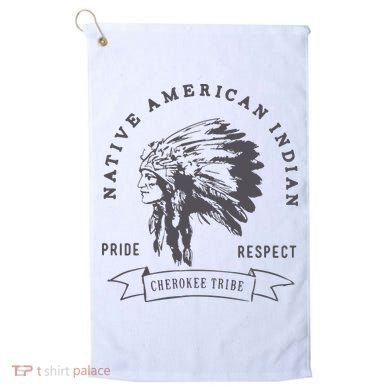 Cherokee Native American Golf Towel