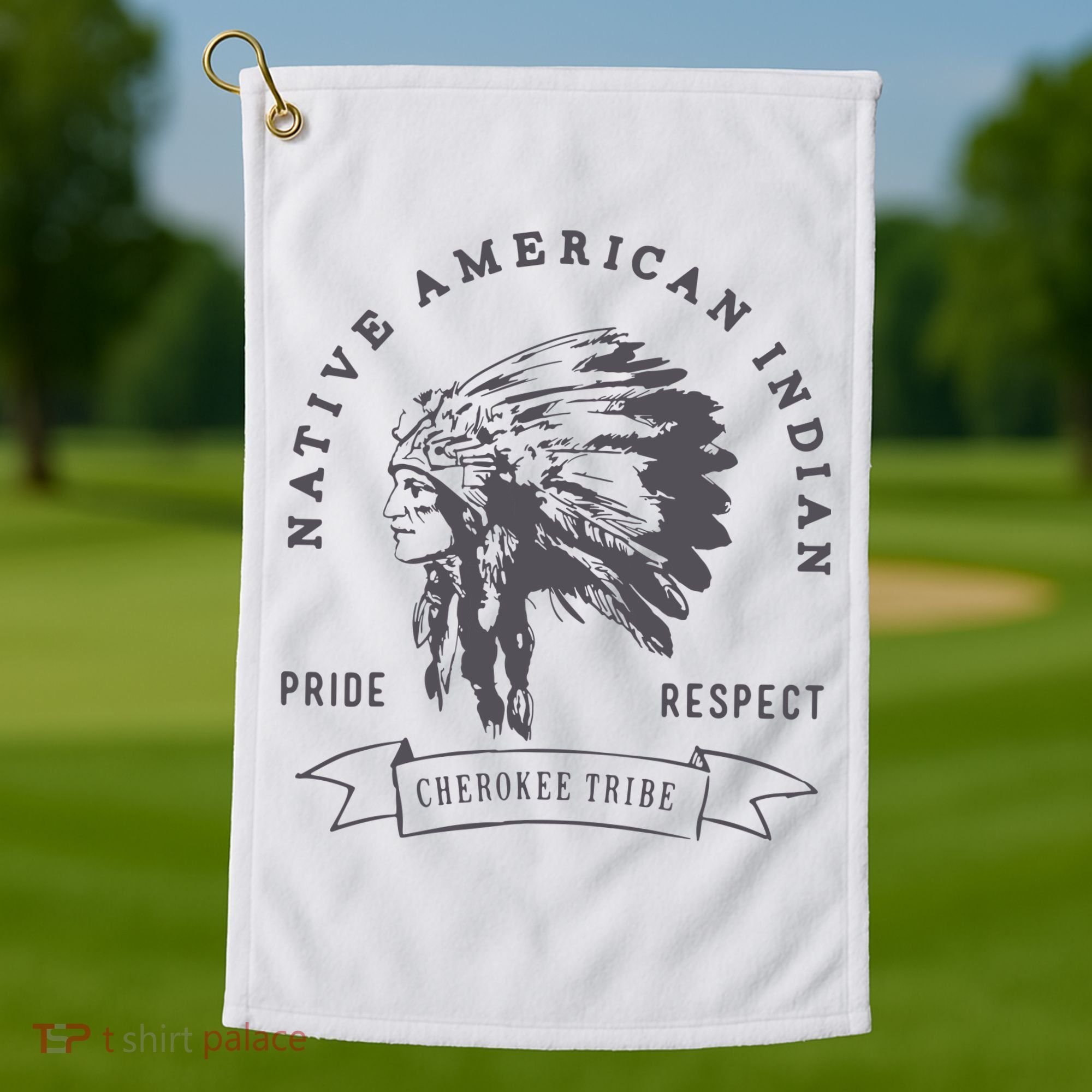 Cherokee Native American Golf Towel
