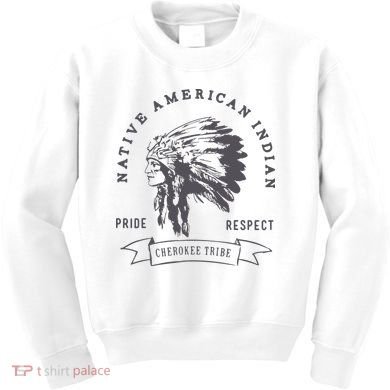 Cherokee Native American Kids Sweatshirt