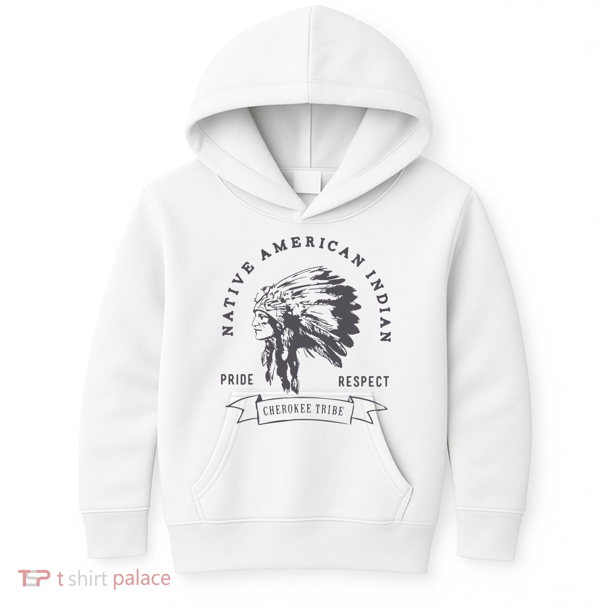Cherokee Native American Kids Hoodie