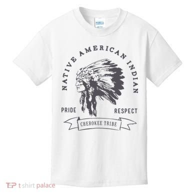 Cherokee Native American Kids T-Shirt