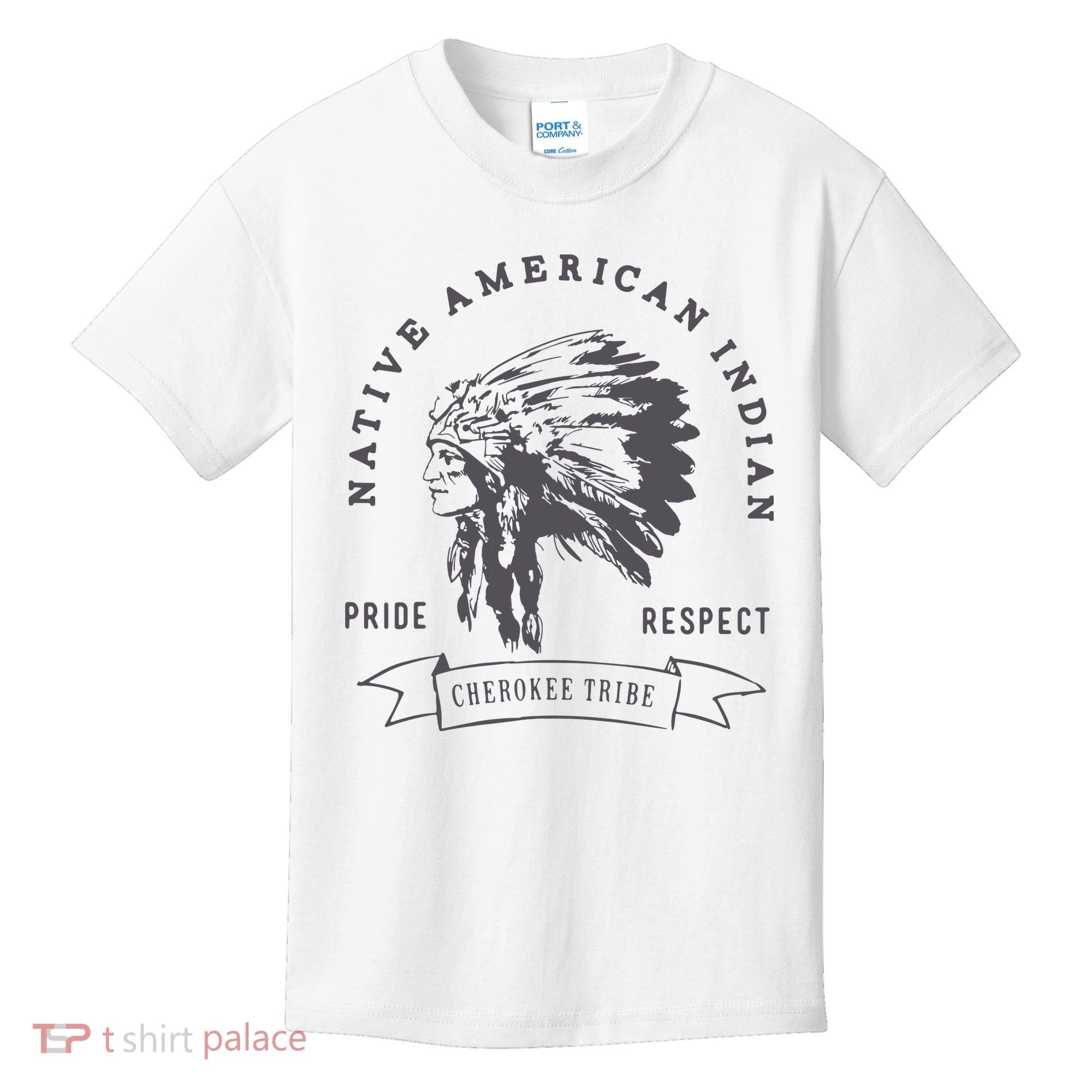 Cherokee Native American Kids T-Shirt