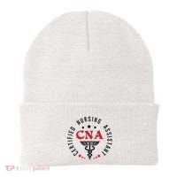 Cna Nurse Assistant Certified Nursing Assistant For Work Beanie thumb 0