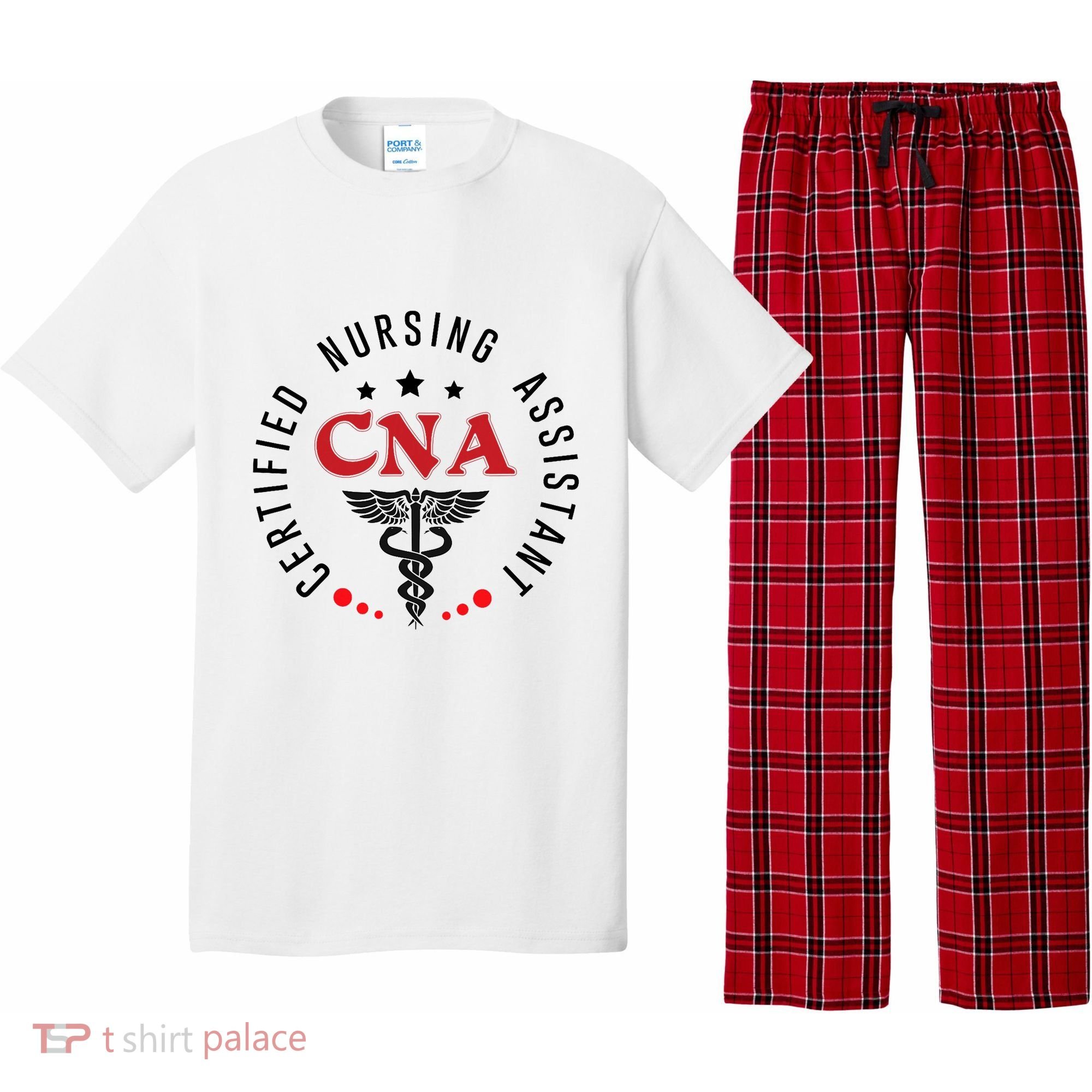Cna Nurse Assistant Certified Nursing Assistant For Work Pajama Set