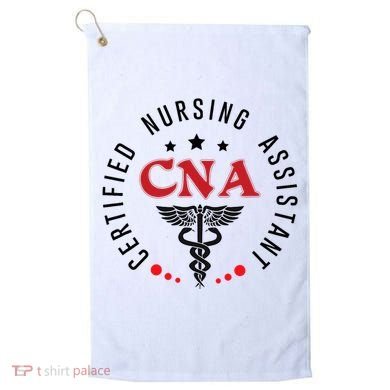 Cna Nurse Assistant Certified Nursing Assistant For Work Golf Towel