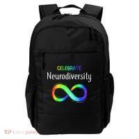 Celebrate Neurodiversity Autism Awareness Month Infinity Backpack thumb 0