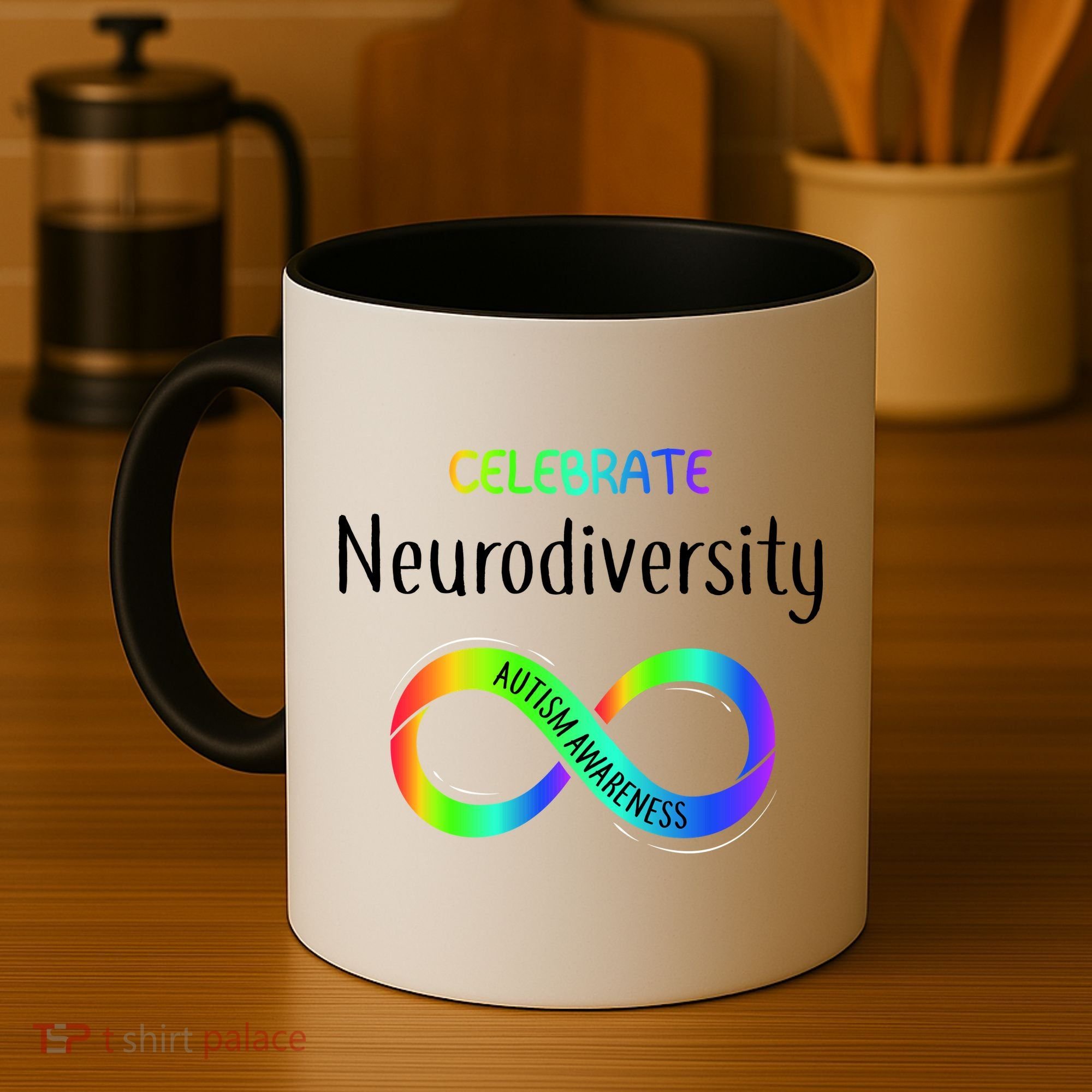 Celebrate Neurodiversity Autism Awareness Month Infinity Coffee Mug