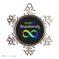 Celebrate Neurodiversity Autism Awareness Month Infinity Ornament thumb 0