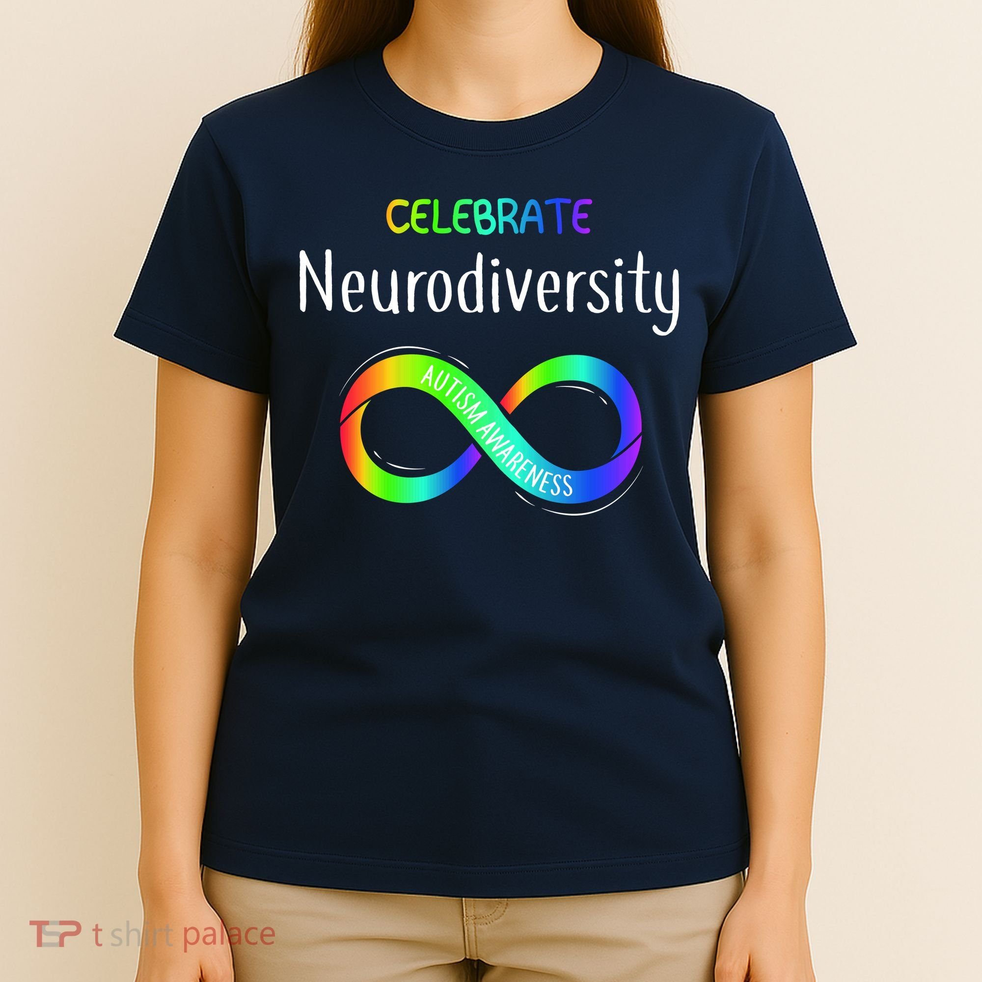 Celebrate Neurodiversity Autism Awareness Month Infinity T-Shirt