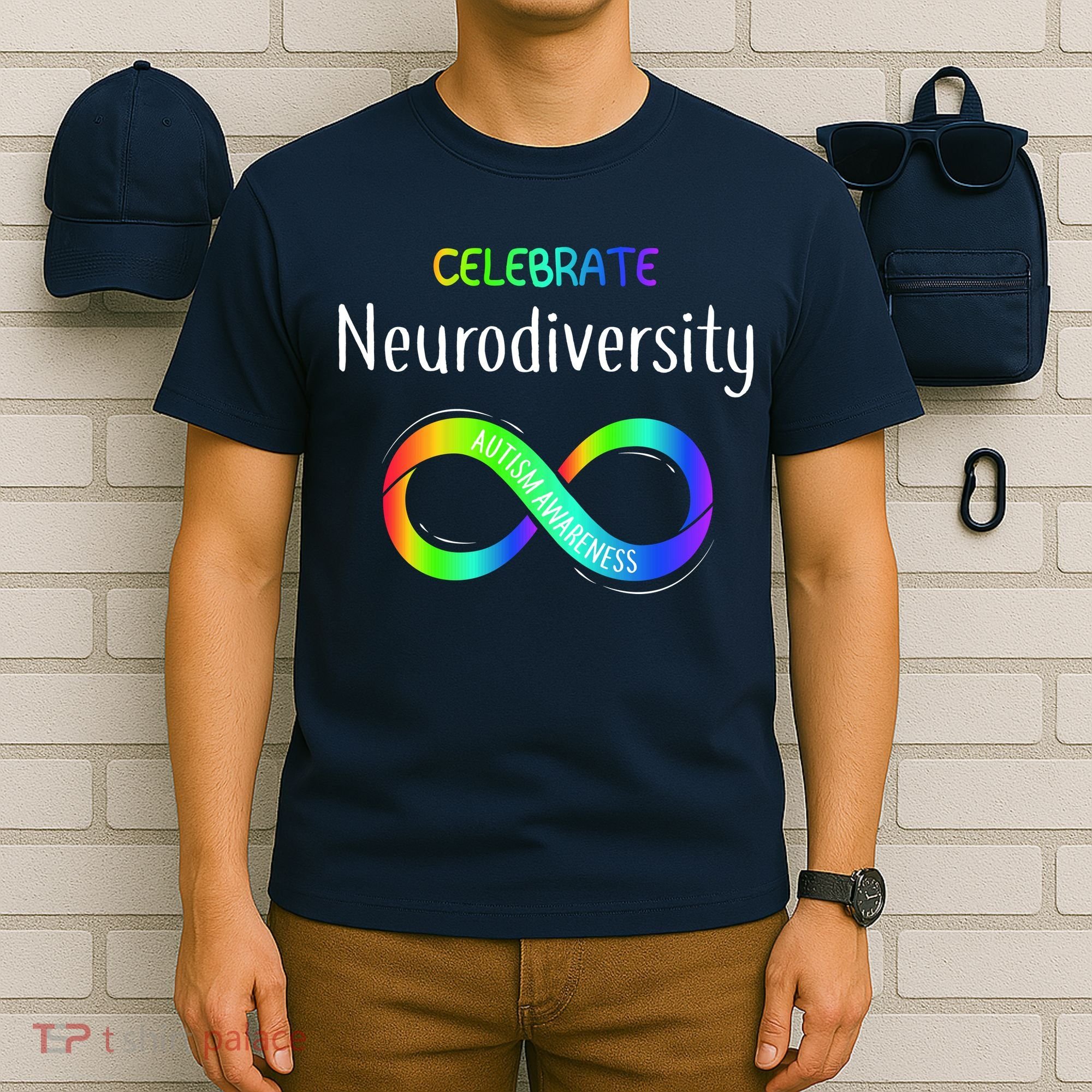 Celebrate Neurodiversity Autism Awareness Month Infinity T-Shirt
