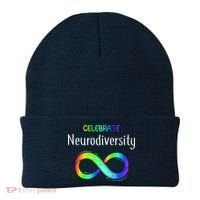 Celebrate Neurodiversity Autism Awareness Month Infinity Beanie thumb 0