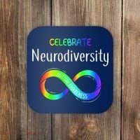 Celebrate Neurodiversity Autism Awareness Month Infinity Coaster thumb 0