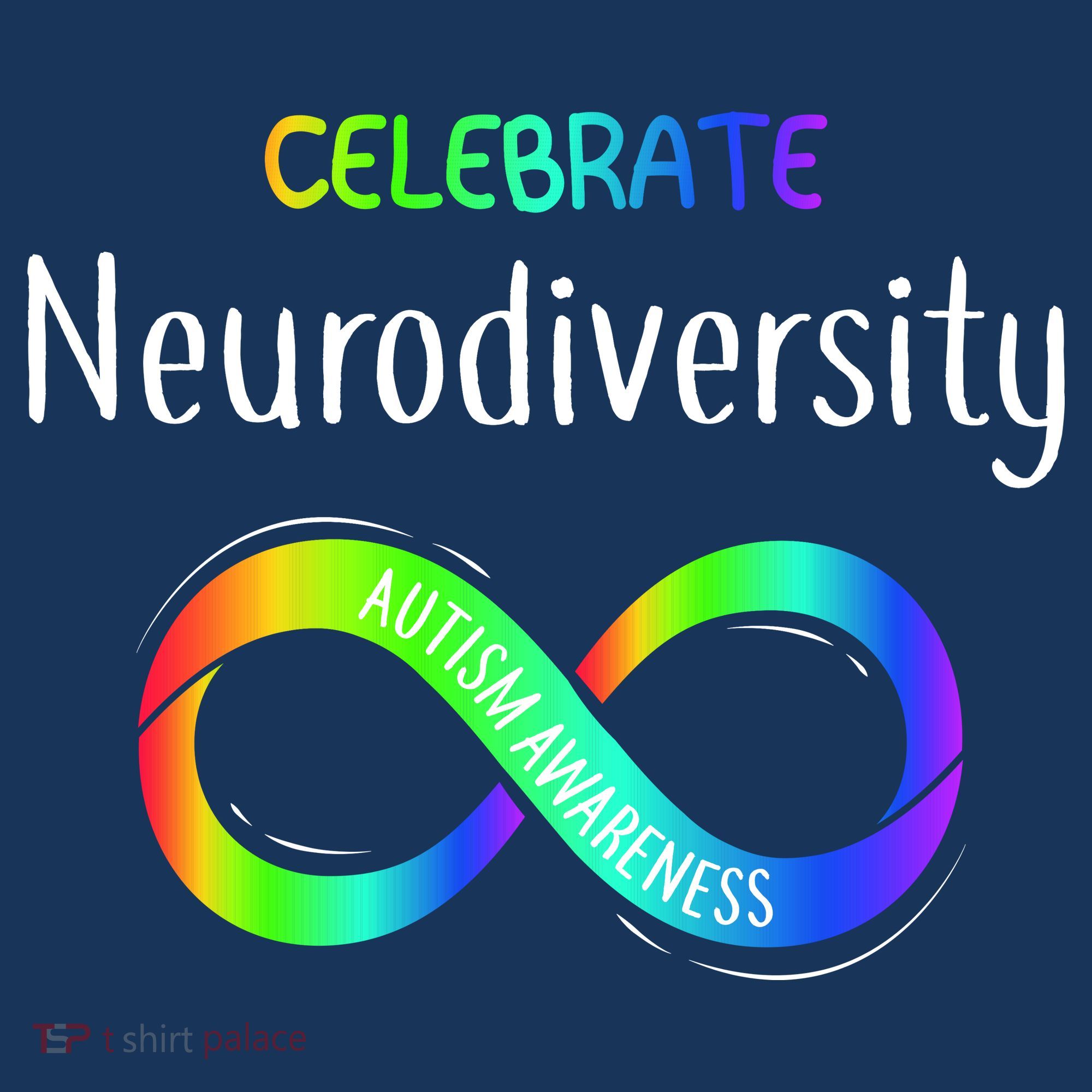 Celebrate Neurodiversity Autism Awareness Month Infinity Women's Tank Top