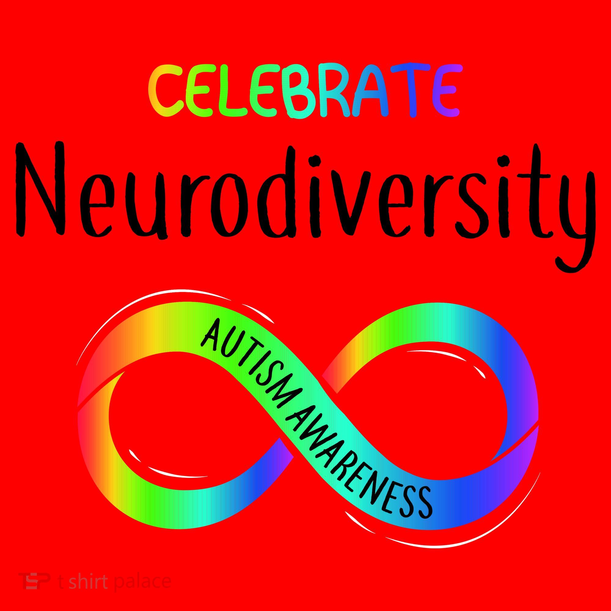 Celebrate Neurodiversity Autism Awareness Month Infinity Santa Hat