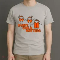 Cute Native American Every Child Matters T-Shirt thumb 3