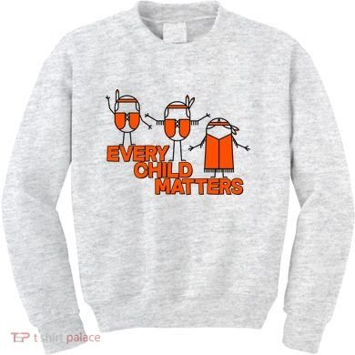 Cute Native American Every Child Matters Kids Sweatshirt