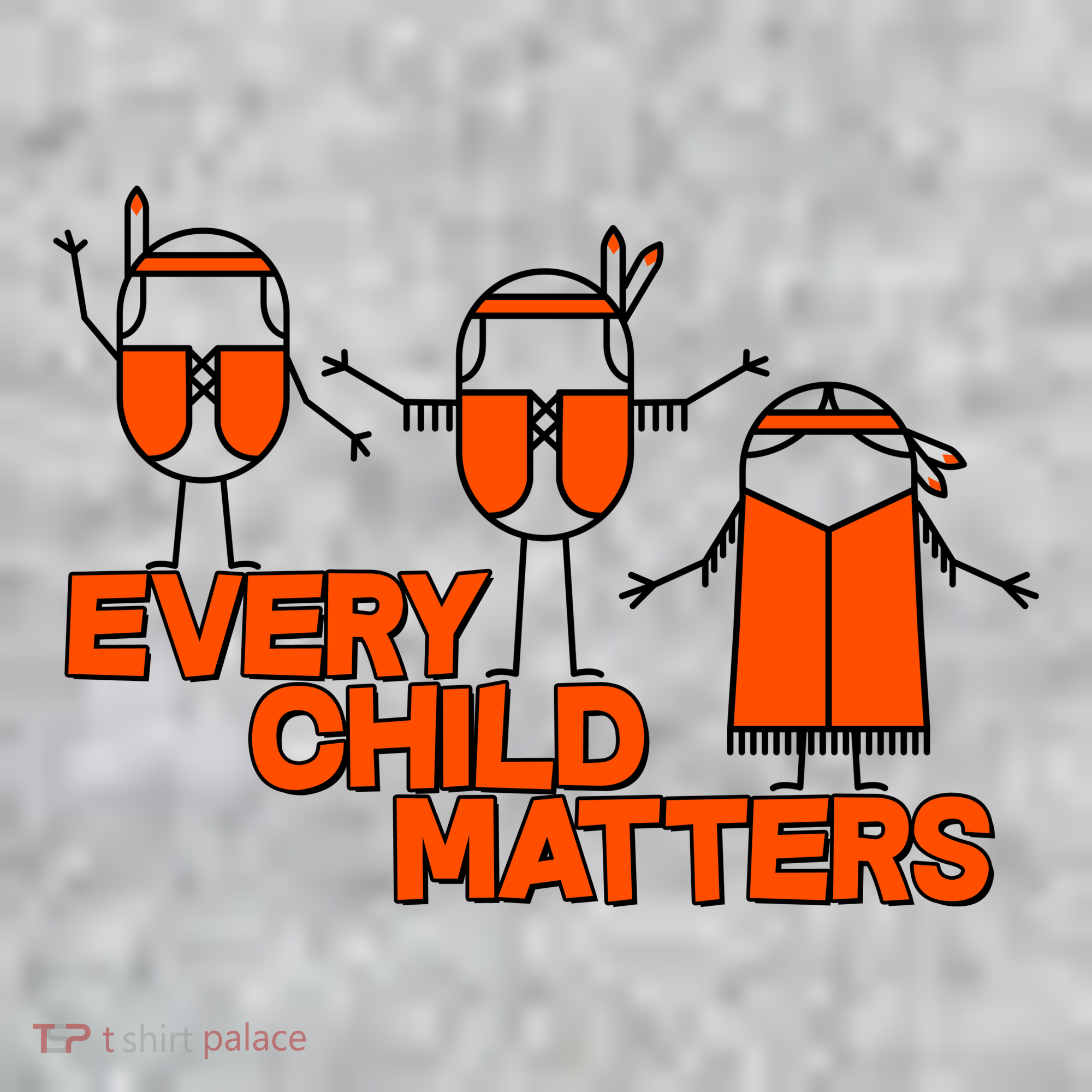 Cute Native American Every Child Matters Kids Sweatshirt