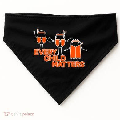 Cute Native American Every Child Matters USA-Made Doggie Bandana
