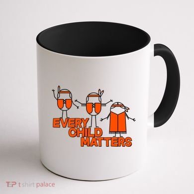 Cute Native American Every Child Matters Coffee Mug back