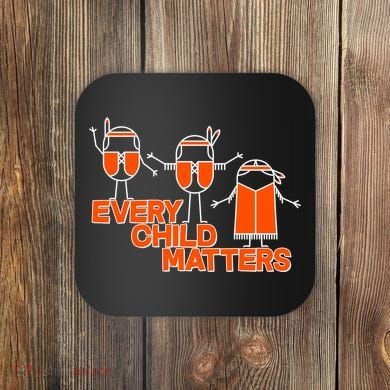 Cute Native American Every Child Matters Coaster