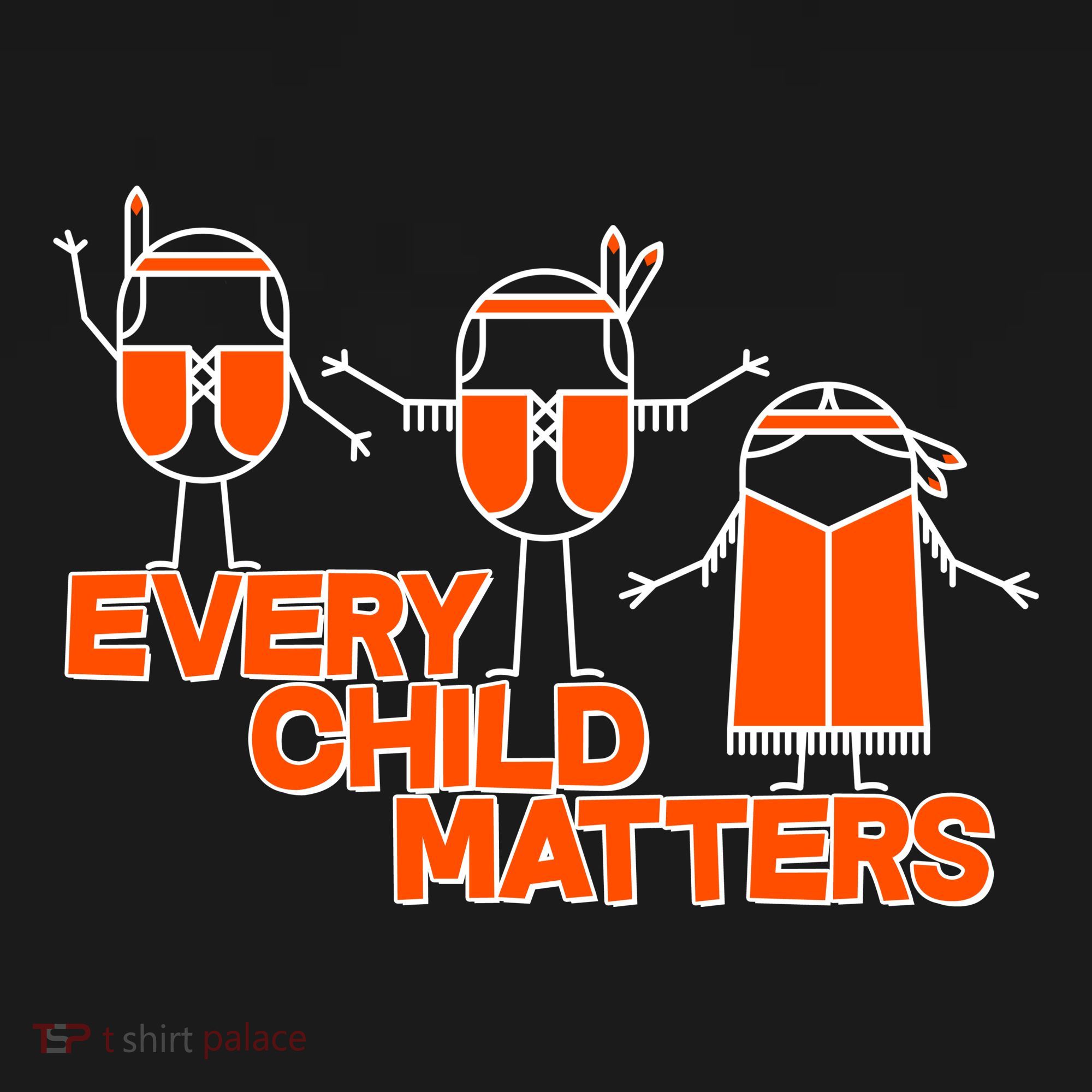 Cute Native American Every Child Matters Toddler Hoodie