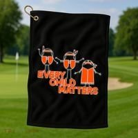 Cute Native American Every Child Matters Golf Towel thumb 1
