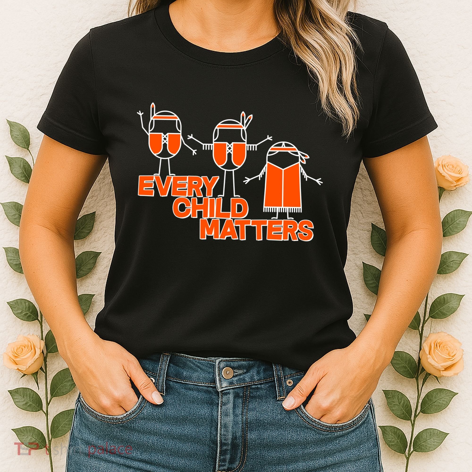 Cute Native American Every Child Matters Women's T-Shirt
