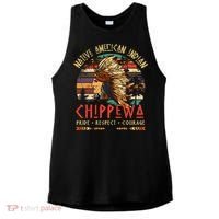 Chippewa Native American Indian Pride Indigenous Tribe Ladies PosiCharge Tri-Blend Wicking Tank thumb 0