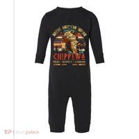 Chippewa Native American Indian Pride Indigenous Tribe Infant Fleece One Piece thumb 0