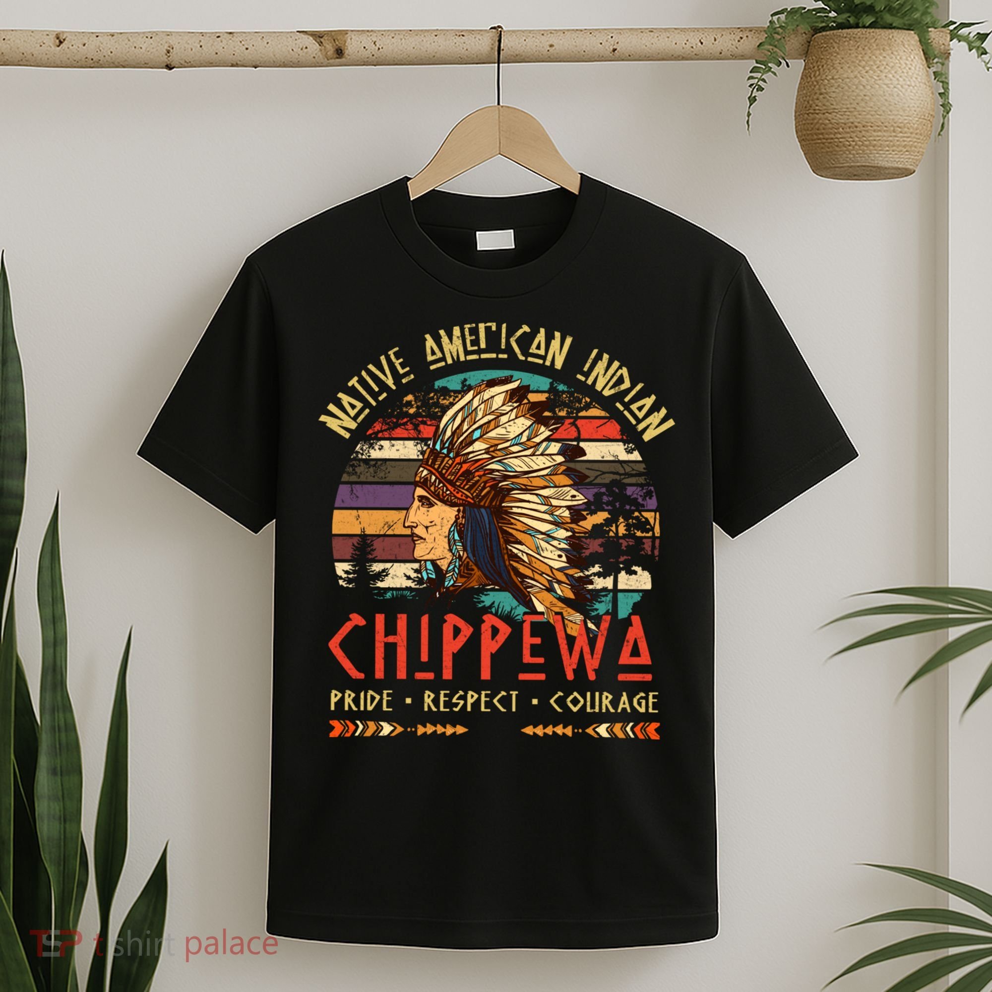 Chippewa Native American Indian Pride Indigenous Tribe T-Shirt