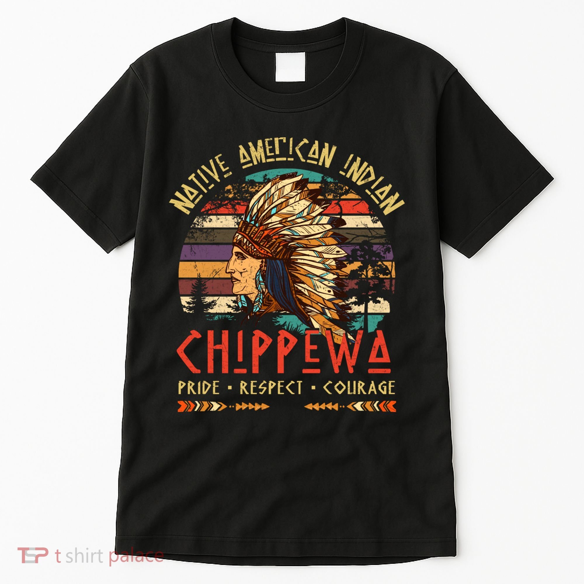 Chippewa Native American Indian Pride Indigenous Tribe Tall T-Shirt