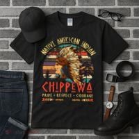 Chippewa Native American Indian Pride Indigenous Tribe Tall T-Shirt thumb 3