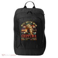 Chippewa Native American Indian Pride Indigenous Tribe City Backpack thumb 0