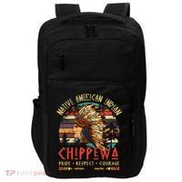 Chippewa Native American Indian Pride Indigenous Tribe Impact Tech Backpack thumb 0