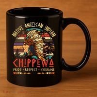 Chippewa Native American Indian Pride Indigenous Tribe 11oz C Handle Ceramic Mug thumb 3