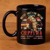 Chippewa Native American Indian Pride Indigenous Tribe 11oz C Handle Ceramic Mug thumb 4