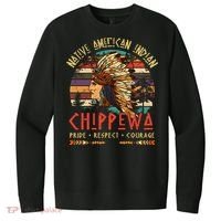 Chippewa Native American Indian Pride Indigenous Tribe V.I.T. Fleece Crew Sweatshirt thumb 0