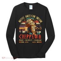 Chippewa Native American Indian Pride Indigenous Tribe Tall Long Sleeve Shirt thumb 0