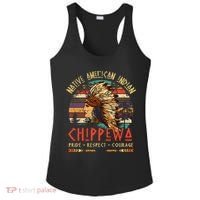 Chippewa Native American Indian Pride Indigenous Tribe Ladies PosiCharge Competitor Racerback Tank thumb 0